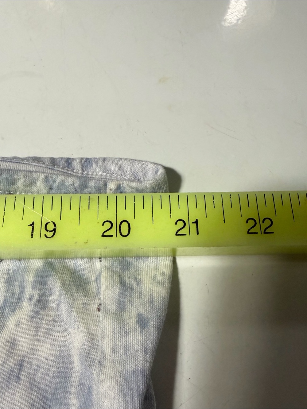 Women’s 1X Light Blue Tie-Dye Tank Top - "Home of the Brave" -Americana - Picture 6 of 7